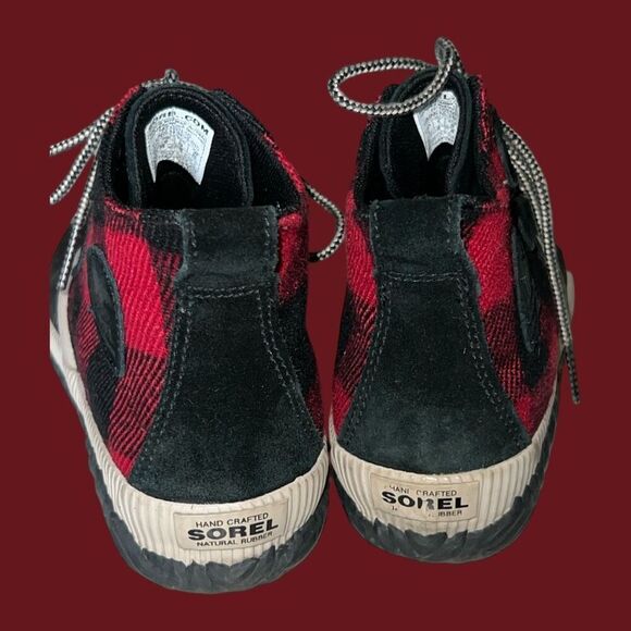 Women’s Sorel Out N About Plus Buffalo Plaid Boots Size 8 - Picture 6 of 7